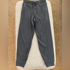 Fleece lined joggers, gray, men’s medium